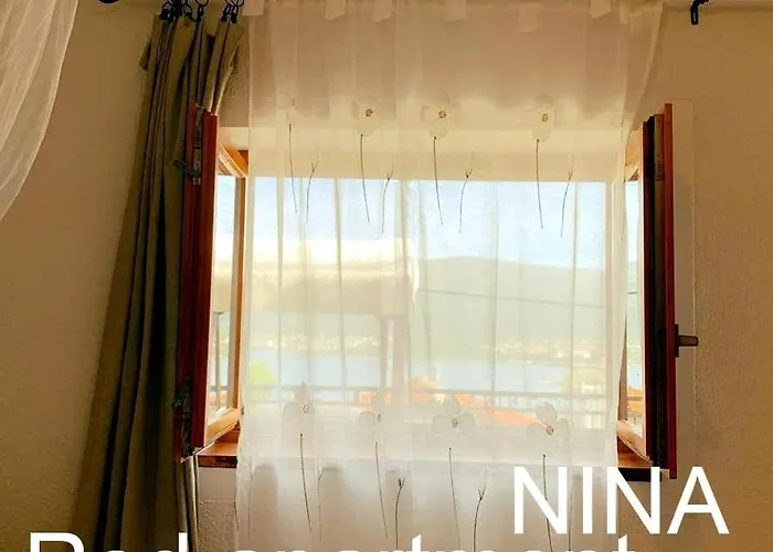 Апартаменты In Karin Gornji With Sea View, Terrace, Air Conditioning, Wi-fi *